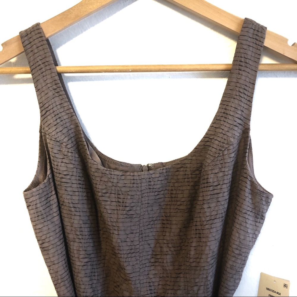 SOLD Nine West Textured Fit and Flare Dress - Picture 4 of 8